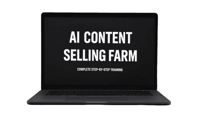 AI Content Selling Farm Training